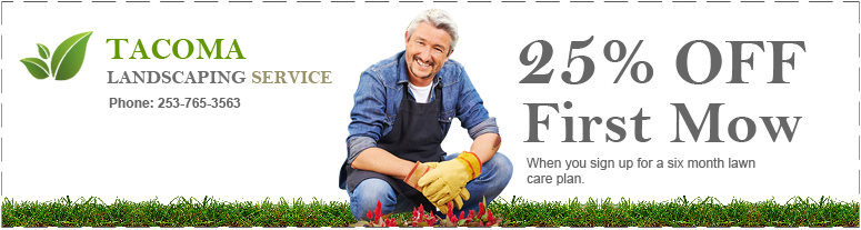 20% Off lawn mosing coupon.